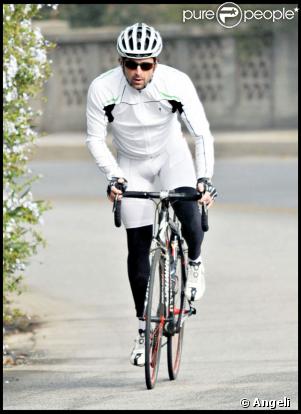 Patrick Dempsey en mode cycliste