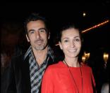 Adeline Blondieau et Laurent, son compagnon