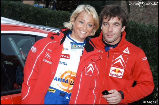 Sébastien Loeb et Séverine Mény