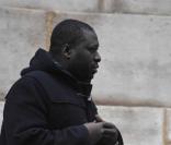Mouss Diouf aux obsèques de Christian Fechner