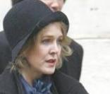Agnès Soral aux obsèques de Christian Fechner