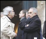 Alain Terzian aux obsèque de Christian Fechner