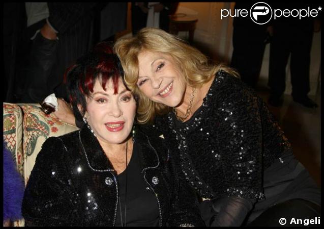 Rika Zaraï et Nicoletta à la soirée des Best, le 1/12/08