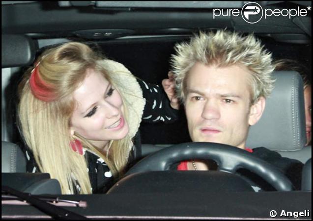 avril lavigne and deryck whibley. avril lavigne and deryck