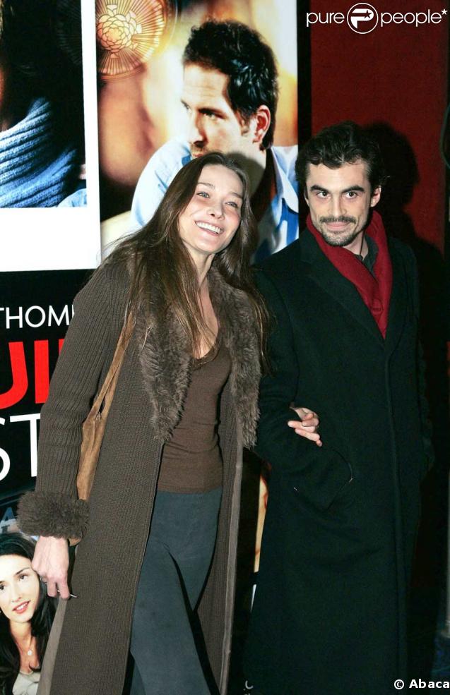 Raphaël Enthoven et Carla Bruni