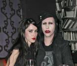 Marilyn Manson et sa nouvelle girlfriend Isani à Miami