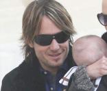 Nicole Kidman, son mari Keith Urban et leur fille Sunday Rose à Paris le 2 décembre