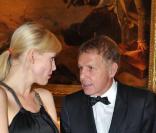 Patrick Poivre D'Arvor et son amie Anna à la 16ème Nuit de l'Enfance  