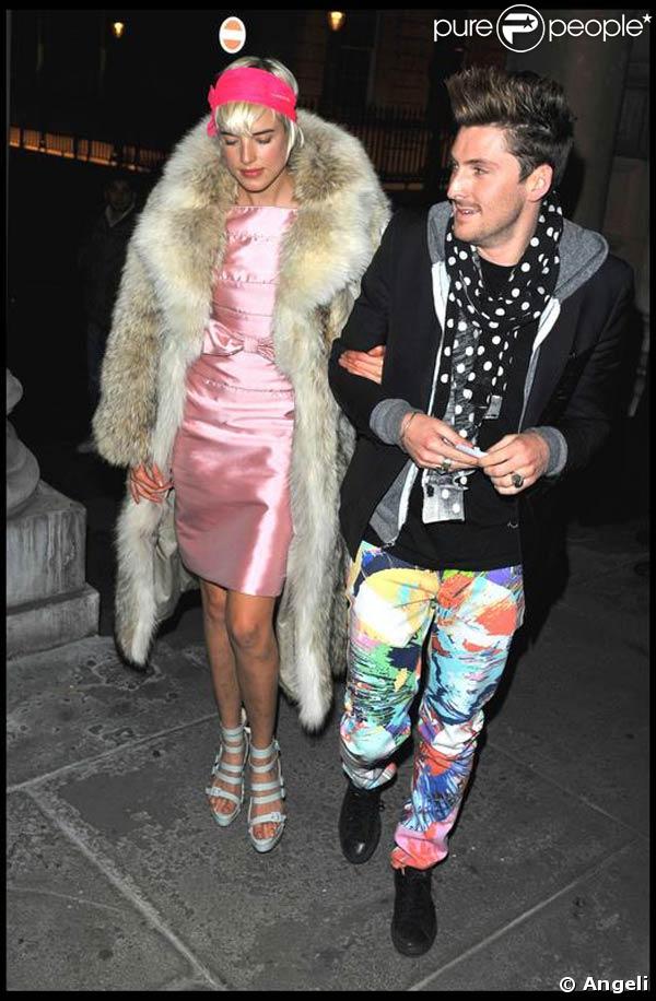 Agyness Deyn et son ami Henry Holland