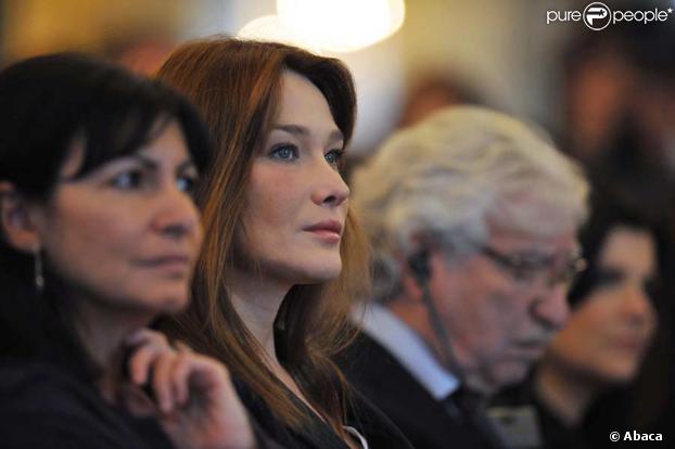 Carla Bruni au 9e Sommet des prix Nobel de la paix