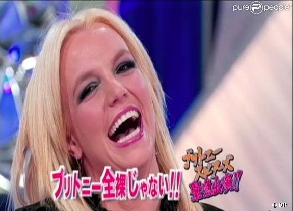 Britney Spears lors de son passage à l'émission nippon Hey Hey Hey !