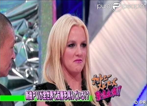 Britney Spears lors de son passage à l'émission nippon Hey Hey Hey !