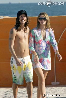 Mischa Barton et son ex Cisco Adler en vacances en 2005