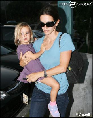 Courteney Cox et sa petite Coco