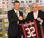 David Beckham est arrivé à Milan