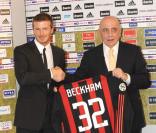 David Beckham est arrivé à Milan