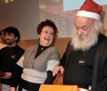 à l'arbre de Noël du Secours Populaire
