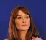 Carla Bruni et Nicolas Sarkozy lors d'un sommet au Brésil