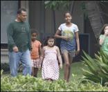Les filles de Barack Obama, Malia et Sasha, ainsi que d'autres enfants