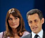 Carla Bruni et son époux Nicolas Sarkozy