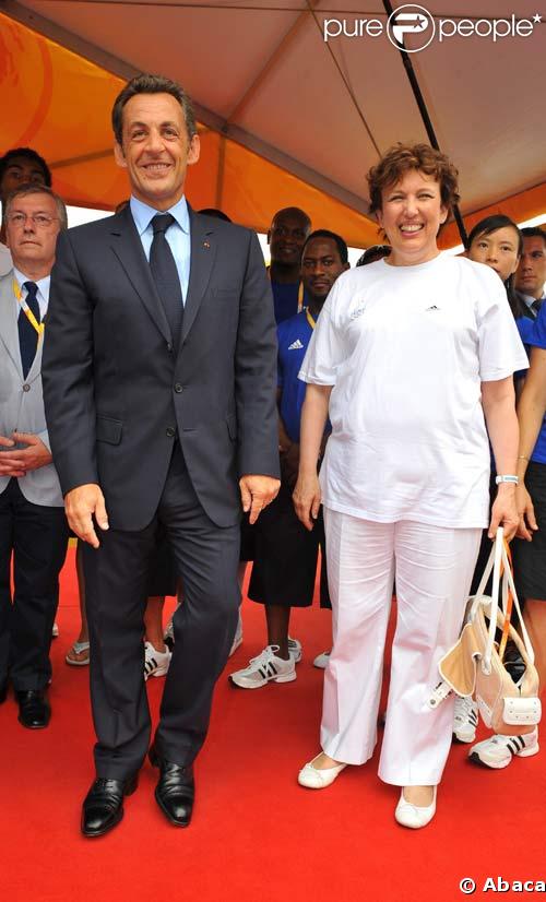 Nicolas Sarkozy et Roselyne Bachelot