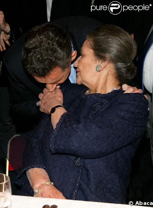 Nicolas Sarkozy et Simone Veil