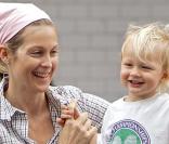 Kelly Rutherford et son fils Hermès dans les rues de New York 
