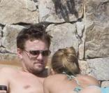 Leonardo DiCaprio et Bar Refaeli en vacances au Mexique, en janvier 2008. 