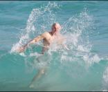 L'acteur Steve Martin en vacances à Saint-Barthélémy