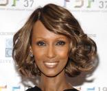 Iman Bowie au dîner Geoffrey  Beene Fashion Scholarship  