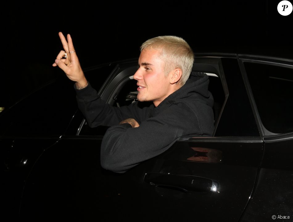 Justin Bieber arrivant à l'aéroport de Brisbane en Australie le 12 mars 2017