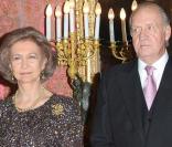 La reine et le roi d'Espagne, Sofia et Juan Carlos 