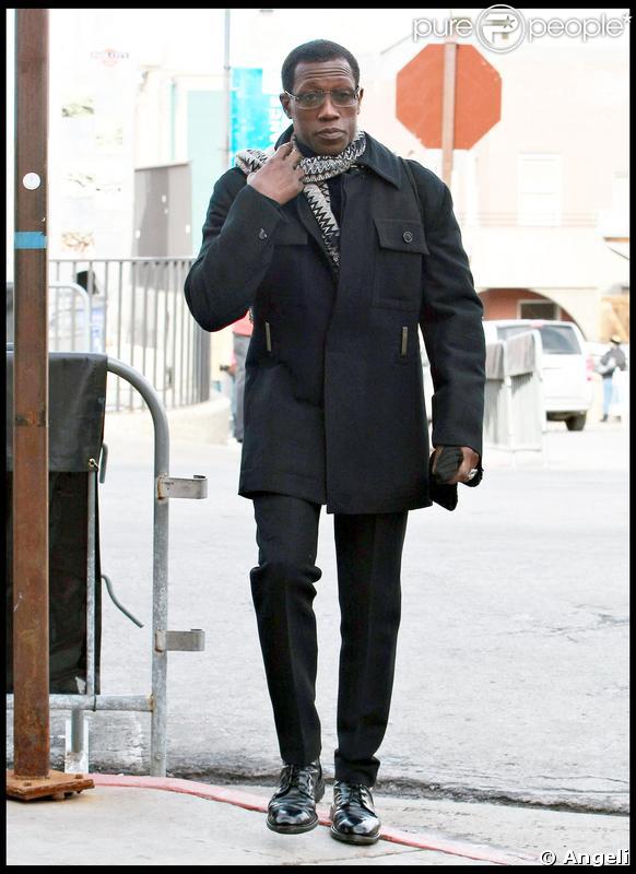 Wesley Snipes au Festival de Sundance. Il est venu soutenir son dernier film,  Brooklyn's Finest , dans lequel il joue aux côtés de Richard Gere et Ethan Hawke. 