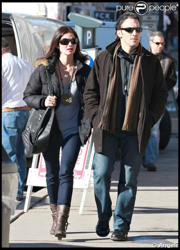Jill Hennessy et son mari Paolo Mastropietro au Festival de Sundance