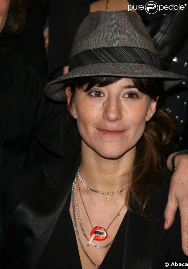 Romane Bohringer à l'avant-première du Bal des actrices, le 19/01/09. Première sortie officielle depuis la naissance de Rose. 