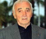 Charles Aznavour à Cannes, quelques minutes avant de recevoir un Lifetime Achievement Award récompensant l'ensemble de sa carrière.
