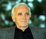 Charles Aznavour à Cannes, quelques minutes avant de recevoir un Lifetime Achievement Award récompensant l'ensemble de sa carrière.