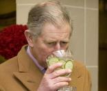 Le Prince Charles en visite d'une fabrique de Gin