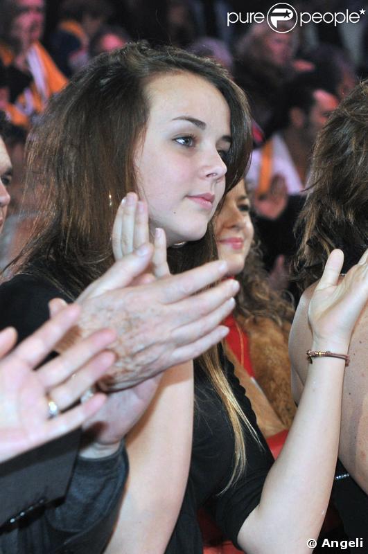 Pauline Ducruet, éblouie par le spectacle, hier soir au cirque de Monte-Carlo 