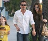 Lily Sheen, avec Kate Beckinsale et son mari Len Wiseman