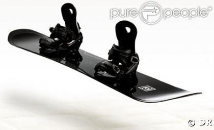 Zoom sur le snowboard 