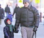 Matthew Broderick et son fils James, 6 ans. 21/01/09