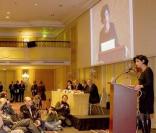 Rachida Dati assiste à l'Assemblée Générale de la conférence des bâtonniers, à Paris, le 23 janvier 2009