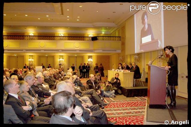 Rachida Dati assiste à l'Assemblée Générale de la conférence des bâtonniers, à Paris, le 23 janvier 2009