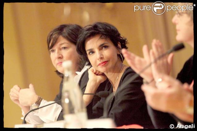 Rachida Dati assiste à l'Assemblée Générale de la conférence des bâtonniers, à Paris, le 23 janvier 2009