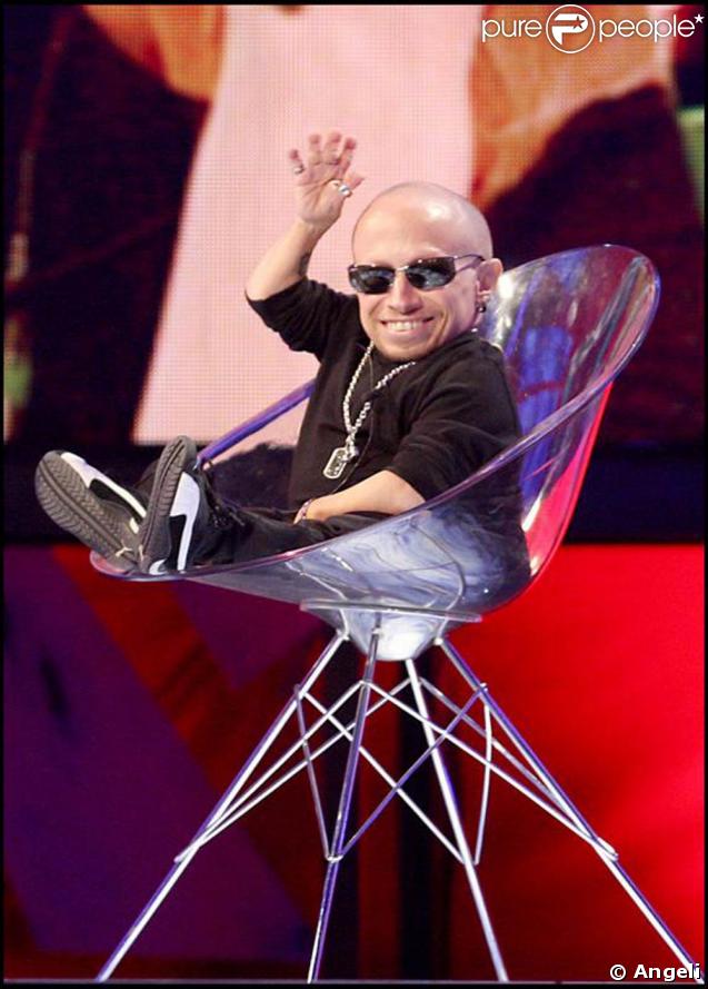 Verne Troyer à la finale de Celebrity Big Brother. 23/01/09