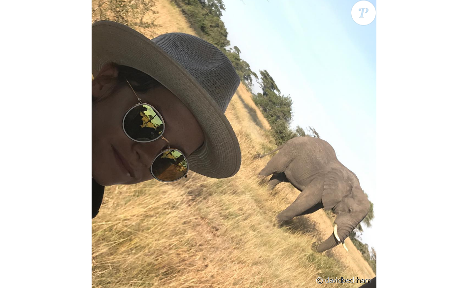 David Beckham en vacances avec ses enfants en Tanzanie - Photo publiée sur Instagram au mois de juin 2017


