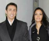 Daniel Ducruet et sa compagne Adanay Garcia, à Rome