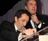 Gad Elmaleh mène les enchères avec Phillipp de Württemberg à la soirée des 10 ans de l'association Innocence en danger