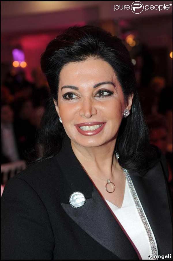 Madame Hariri à la soirée des 10 ans de l'association Innocence en danger